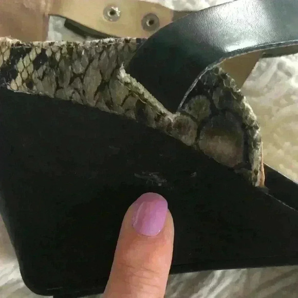 Python Print Wedge sandals - Picture 6 of 7